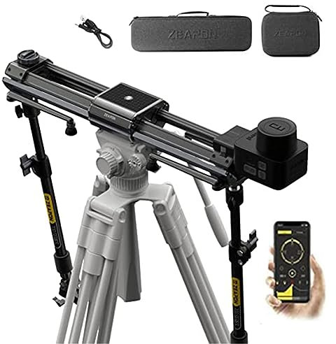 Zeapon Micro 3 E700 Motorisierter Kamera-Slider mit Doppelter Entfernung, Verfahrweg 30,31 Zoll Hellaflush-Design 4 kg-12 kg Nutzlast