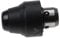 vhbw SDS Plus Bohrfutter kompatibel mit Bosch GBH 4-32 DFR, GBH 4-28 DFR Akku Bohrschrauber, Bohrmaschinen - 1,9 cm Innendurchmesser, Schwarz