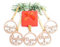 Bolas de navidad de madera personalizadas Pack 5 Olesea Adornos navideños Ornamento Decoraciones colgantes de Navidad para el árbol de Navidad