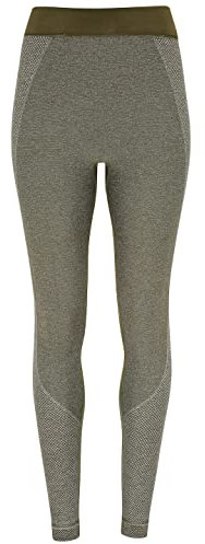 COOZO Damen Nahtlos Multi-Sport Bildhauen Gamaschen - Olive - XL