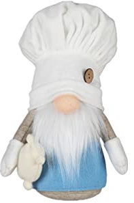 Super Idee lustige Koch Wichtel Handgefertigte GNOME Zwerg Wichtel Figuren Geschenk für Frauen Mama Hochzeitstag Freundin Ehefrau Muttertag Dankeschön (Blau)