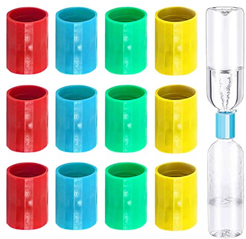 12 Stück Tornado Verbinder Flasche Neuheit Tornado Maker Tornado Flaschen Interessantes Science Experiment Spielzeug Für Herstellung Von Tornadowirbeln Wissenschaftliche Experimente, Lehrreich