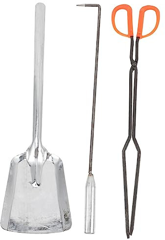 Homoyoyo Attrezzi Con Pala Medio e Gancio Per e Barbecue Casa e Giardino Ergonomici Resistenti e Facili Da Pulire