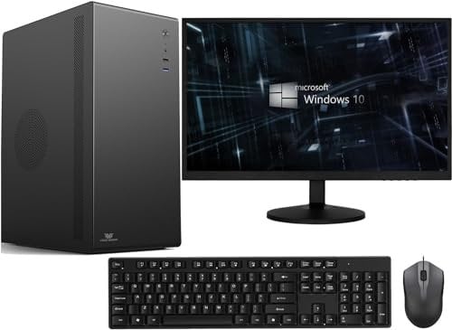 Optiplex Intel i5 2400 16GB RAM 1TB NVME SSD WiFi Windows 10 Desktop PC 21.5 New 75HZ Monitor VenoScorp V100 Computer Bundle