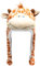 Glamexx24 Plüsch Hut Tiermütze Mütze mit Ohren Giraffe Kostüm Karneval Cap Cosplay Urlaub Weihnachten Halloween Party Wintermütze für Kinder Erwachsene
