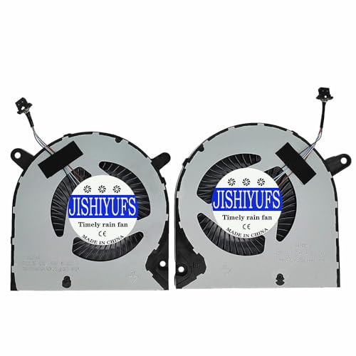JISHIYUFS Remplacement Nouveau CPU+GPU Ventilateur de Refroidissement pour DELL 2019 G3 3590 G3-3590 2020 G3-3500 G3 15 3500 Series 04NYWG 0160GM EG75070S1-1C060-S9A EG75070S1-1C070-S9A FLLK FLLJ Fan