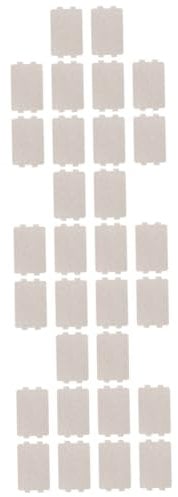 IMIKEYA 30pcs High-Temperature Insulation Mica Plate Microwave Oven Mica Heat Resistant for Hair Dryers Toasters