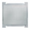 Lochblech, Montageplatte, Elektro Montageblech,Lochrückwand mit Erdungsanschluss, Verzinkt, 400x400-600x400-600x600-800x600-800x800mm (600 X600 mm)