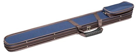 M MI & VI MI&VI Classic Hardshell Kontrabass Bogenkoffer für (1) deutschen Stil Kontrabass Bogen mit Schultergurten (Blau)