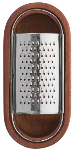 BESTonZON Grattugia Per Formaggio Con Contenitore Verdura Frutta Utensile Cucina Multifunzione In Legno Tritatutto Manuale Grattugie Pelapatate