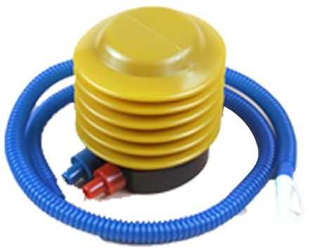 4-Zoll-Fußpumpe, Tragbare Schnellfüll-Fußpedal-Luftpumpe für Schwimmringe, Luftmatratzen, Schlauchboote, Betten, Schwimmringe