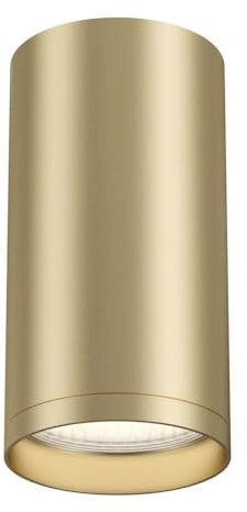 MAYTONI DECORATIVE LIGHTING Deckenleuchte Deckenlampe Esszimmerlampe Aufbauleuchte matt gold Alu H 10 cm