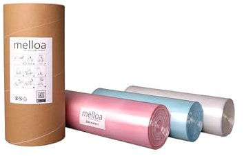 Film de recharge pour poubelle à couches MELLOA – Anti-odeurs, compatible avec Tommee Tippee Sangenic et TEC, Simplee, Twist & Click, Spross et Littycat – Durable, économique, technologie anti-odeurs