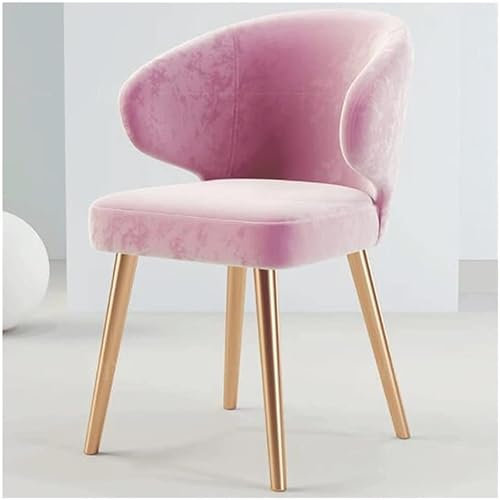 ZQDUFEA Akzentstuhl Freizeit-Esszimmerstühle, moderner Polsterstuhl im urbanen Stil, weiche Flanelloberfläche, Schreibtischstuhl, Make-up-Stuhl Lesesitz