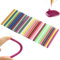 Bâtons de Colle Chaude Universels, 7×100mm Bâtons de Colle Chaude Couleur, 50 Pièces Bâtons de Colle Chaude Multicolore, Hot Melt BâTons de Colle, pour Bricolage, Artisanat, Réparations