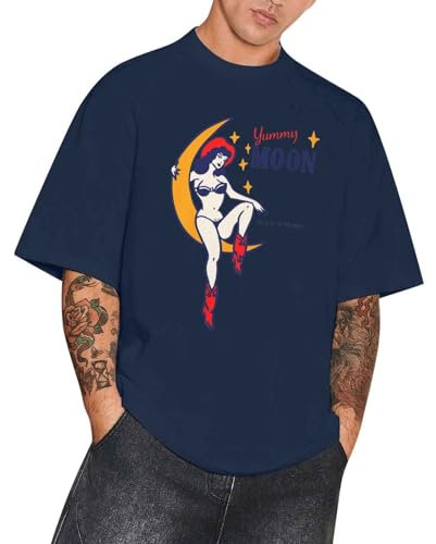 NQyIOS Men's Ribbed Henley Shirt Slim Fit Muscle Shirt Fitted Cotton Short&Long Sleeve Casual T-Shirt Muscle fit t Shirts for Men UK Polo Neck top for Men Tops (Navy,M)