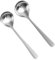 Ensemble de 2 Louches à Soupe en Acier Inoxydable, Cuillères à Sauce Longues et Argentées, Idéales pour Cuisine Maison, Restaurants et Réceptions