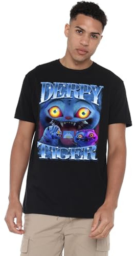 Kpop Demon Hunters Unisex K-pop Demon Hunters - Derpy Tiger Bootleg Unisex T Shirt T-Shirt