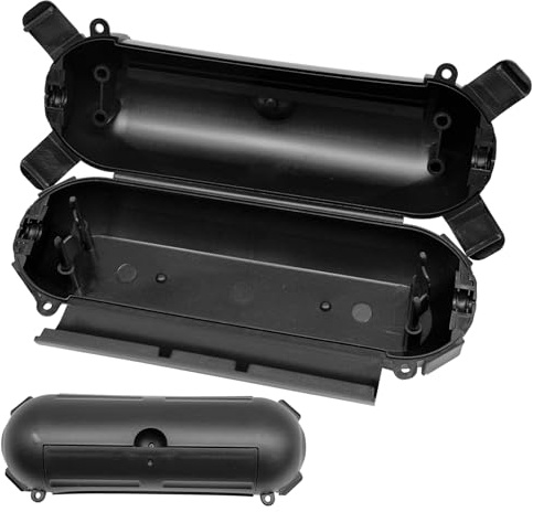 Mudoulu Boîte à Câbles Étanche IP54 – Cache Cable et Boîte de Rangement pour Multiprises, Rallonges et Prises Extérieures, Sécurité Électrique Résistante aux Intempéries