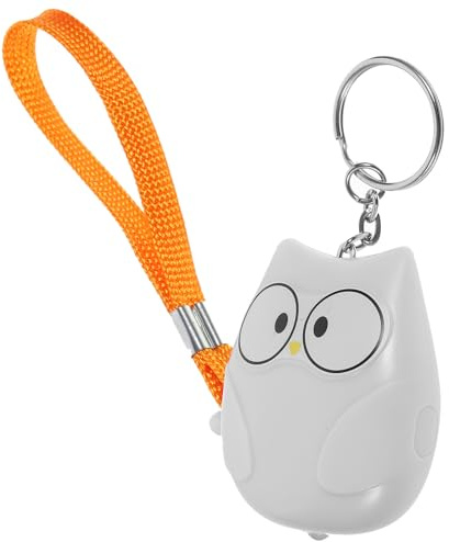Warmhm Portable Personal Alarm Keychain for Women Loud Safety Siren with Stylish Owl Design Lightweight Security Gadget for Night Walkers and Elderly