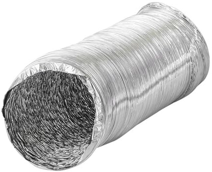 Flexible Ventilation Duct ， Aluminum Ventilation Duct for Bathroom Kitchen Extractor Fan 80-300mm 2-5m(5m,300mm)
