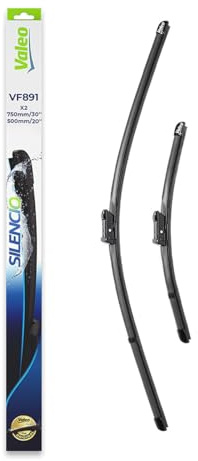 Valeo Silencio Set mit 2 Flachbalkenwischern VF891 - Vorne - 750 mm / 500 mm - Originalersatz - 577891