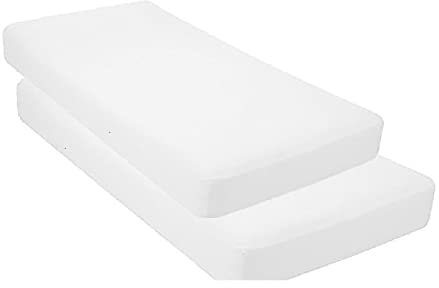 Sasma Home Spannbettlaken für Kinderbett, 100% Baumwolle, 160 x 70 cm, 2 Stück