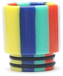 LITAO-EC, Golden Silver Star En Boquilla De Resina 810 Punta De Goteo para E-Cigarette 810 Atomizador Tanque RTA RDTA Vaporizador,Sin Tabaco ni nicotina (Color : Colorful)