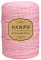 DXRPO Makramee Garn 3 mm x 300 m, Natürliches Makramee, Baumwollgarn Macrame Cord, Baumwollkordel Wird Verwendet Wandbehang, Makramee Blumenampel, DIY Handwerk Pflanze Aufhänger Boho Deko,Rosa