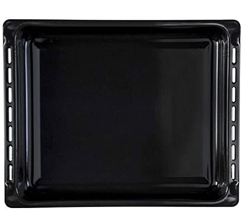 CABLEPELADO Bandeja para horno Teka | modelo 82405902 | Bandeja profunda esmaltada Horno Teka | 370 mm profundo x 460 mm ancho