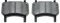 AODEA 1 Paar Vorderer Scheinwerfer Lampe Kappe Deckel HüLle für Mondeo MK4 2008 2009 2010 2011 2012 2013 Abdeckung Dichtung