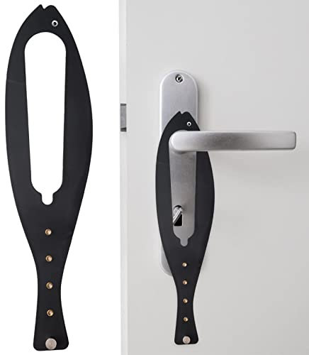 Maodom Door Stopper for Cats,Cat Door Bracket Latch Door Alternatives | Alternative Installs Quick Elastic Locking Straps, Keep Dogs Away from Cat and Food