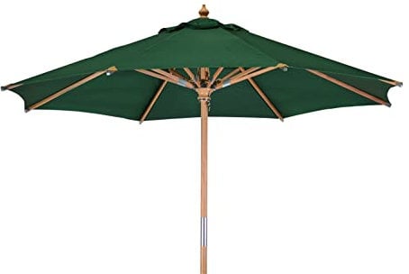 Kai Wiechmann Sonnenschirm 300 cm grün stylisch Windauslass UPF 50