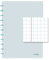 ATOMA Notebook Systeem | Smooth | A4 | blauw | geruit 5 mm