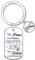 JRZDFXS Cadeaux de Noël pour Tonton Porte-clés Frères formidables Tonton exceptionnelles - Porte-clés pour Annonce Grossesse Tonton Naissance Enfant porte clef naissance bebe tonton (2)