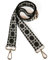 Hibate Taschengurt 3.8cm Breit Taschengurte zum Wechseln Taschenband Schulterriemen Schultergurt für Taschen Trageriemen Taschenriemen Handtaschen Gurt - Schwarz/Beige