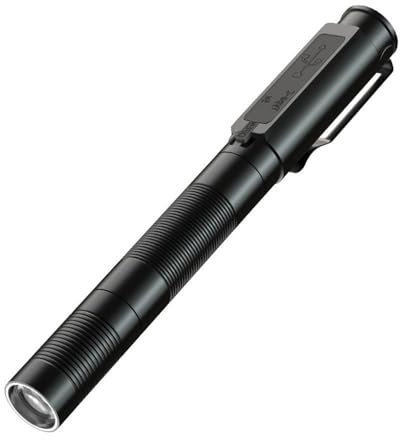 POCKETMAN LED Taschenlampe Mini Taschenlampe Superhelle 900 Lumen 10W Wiederaufladbare Einziehbare Zoom-Taschenlampe IPX4 Wasserdicht für Außenbeleuchtung