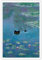 NONPAI Monet Postrt berühmte schwarze Katze, Vintage-Seerosen, ästhetische Leinwand, Wandkunst, Blumen, Landschaftsdrucke, Gemälde, rustikale Galerie, Wanddekoration, Bild für Schlafzimmer, 30,5 x