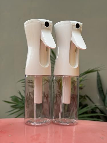 MRK Mist Spray Bottle 2 Pack 200ml 6.8oz | Ultra Fine Mist Sprayer for Hair Styling, Plants, and Cleaning | Multi-Purpose Spray Bottles