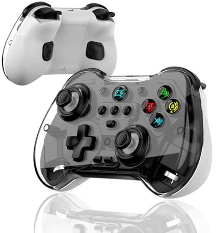 arVin Wireless Controller for PC/Android/iOS/Switch Bluetooth Gamepad with Hall Linear Trigger & Joystick/Turbo/Back Key,Support Steaming/Cloud Gaming