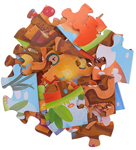 ibasenice 1satz Puzzle Aus Papier Frühkindliche Bildungsspielzeuge Fördert Kreativität Und Logisches Für Jungen Und Mädchen Im Alter Von Jahren Mit Bunten Motiven Fuchs