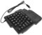 Lurrose Teclado De 35 Teclas Teclado para Juegos De Computadora Teclado E-Sport Retroiluminado Llave Mecánico Teclado Ligero Teclado para Juegos con Una Mano Vistoso Black