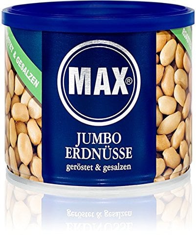 MAX JUMBO ERDNÜSSE - geröstet & gesalzen (6er Karton)