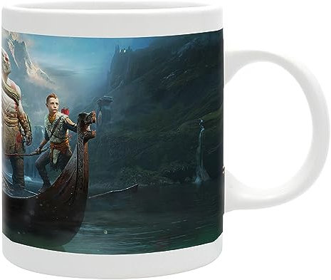 GB Eye God of War Schlüssel Art Becher, Keramik, Mehrfarbig, 15 x 10 x 9 cm