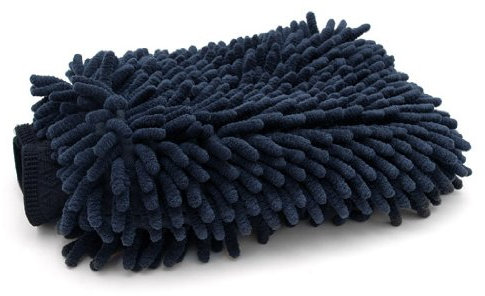 Mammoth Microfibre MM-WMI Mammoth Black Onyx Chenille Microfibre Wash Mitt
