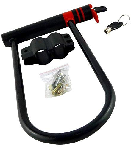 Unibos Heavy Duty U Type Bicycle Lock Strong D Lock Bike Motorbike 180 X 320mm