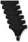 GRANKEE String Tanga Damen Unsichtbarer High Taille Tief Sitzender String Tangas Frauen 6 Pack(Black 6 Pack L)
