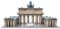 Berühmtes Gebäude 3D Puzzle (Brandenburger Tor)