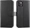 LENSUN Case for iPhone 11 Pro Max, Genuine Leather Wallet Flip Phone Cover [RFID Blocking] with Card Holder and Magnetic Closure for Apple iPhone 11 Pro Max - Black