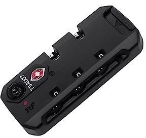 Reise-Reißverschluss, TSA 007 zugelassenes Gepäckcode-Schloss, Rucksack-Diebstahlschutz, 3-stelliges Zahlenschloss